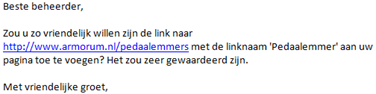 Link'ruil' verzoek