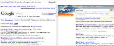 Google versus Bing