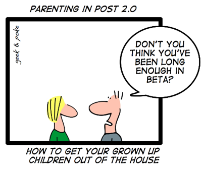 Geek and Poke: Parenting in Post 2.0