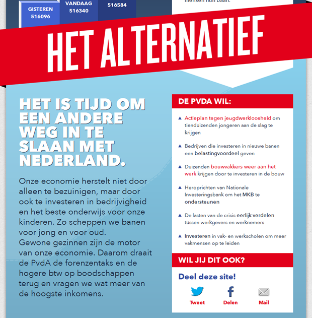 PvdA's "alternatief"