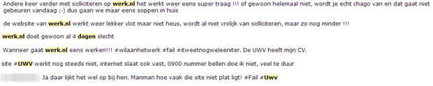 Fouten Werk.nl/UWV, 2 april 2013