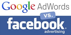 Google Adwords vs Facebook advertising