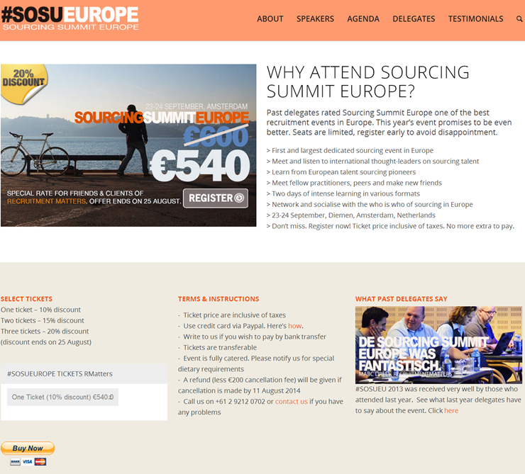 Sourcing Summit Europe