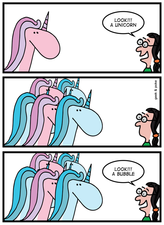 Geek & Poke: Unicorns