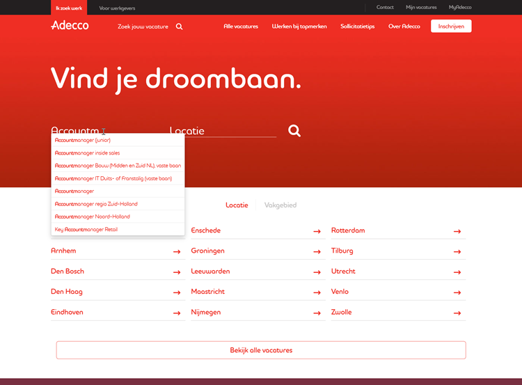 Adecco - homepage 2
