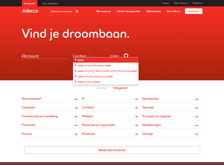 Adecco - homepage 3