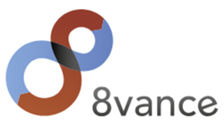 Logo en logotype 8vance