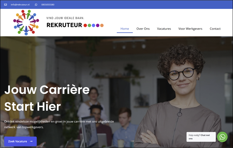 Homepage Rekruteur