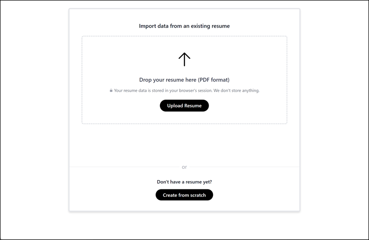 cv upload formulier, ResumeBoostAI