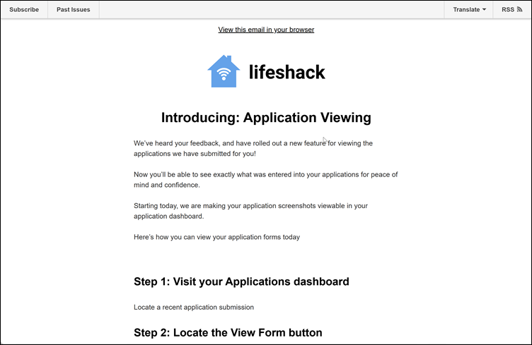 Spam e-mail Lifeshack