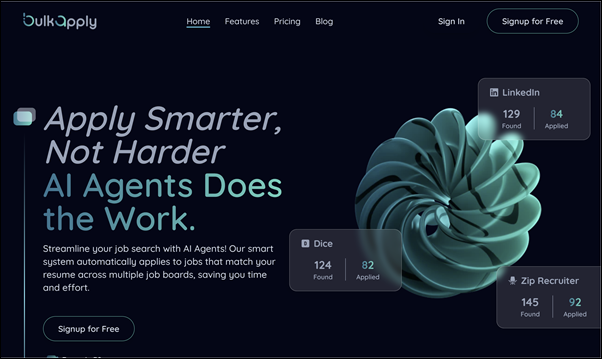 Homepage Bulk Apply