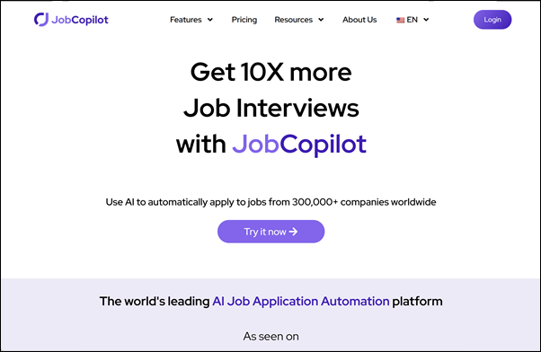 Homepage – JobCopilot