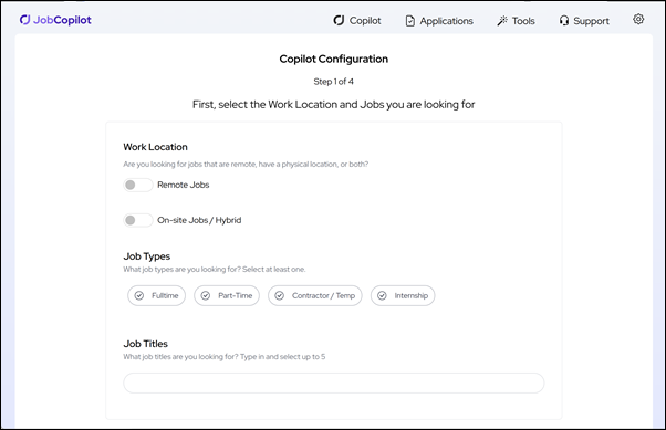 Copilot Configuration, 1 – JobCopilot