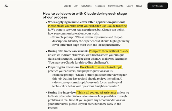 AI guidance – Anthropic