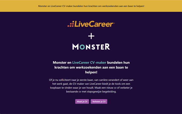 Homepage 1 augustus – Monster(board) 