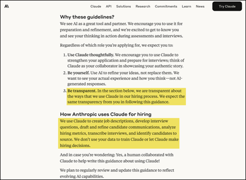 AI guidance – Anthropic