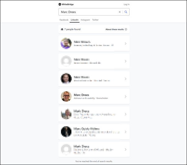 Zoekresultaat – Whitebridge