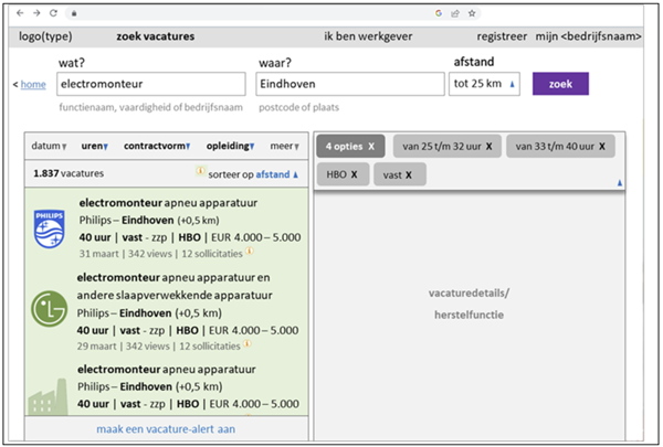 Combinatiepagina generiek