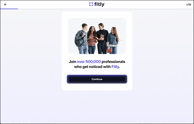 Scherm 3 questionnaire – Fitly