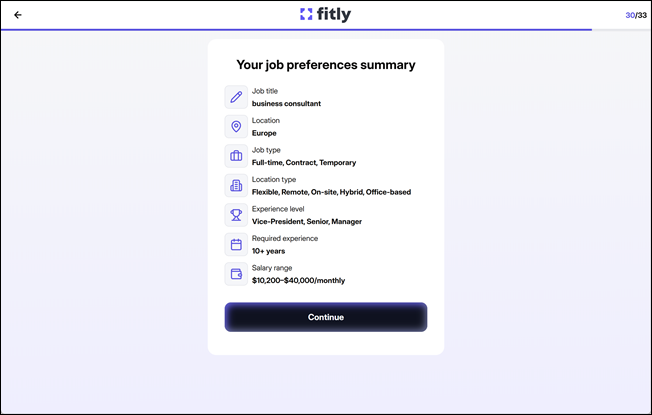 Scherm 30 questionnaire – Fitly