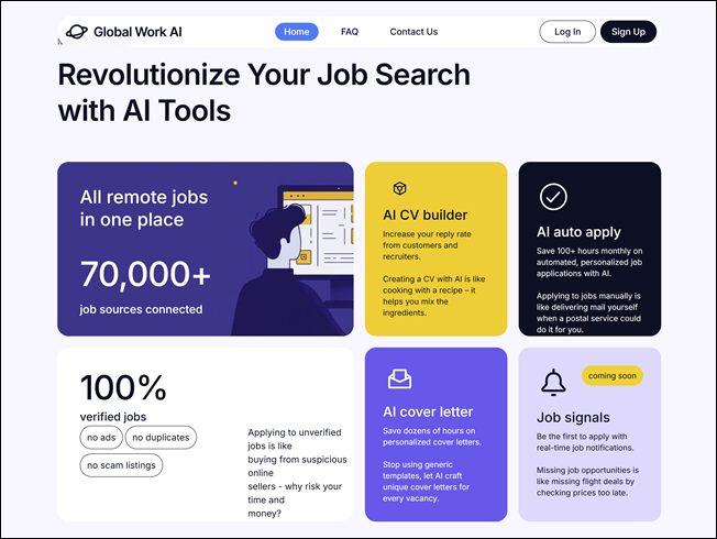 Homepage, 2 – Global Work AI