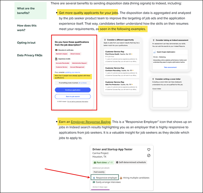 Sharing Disposition Data with Indeed,2 &ndash; Workable