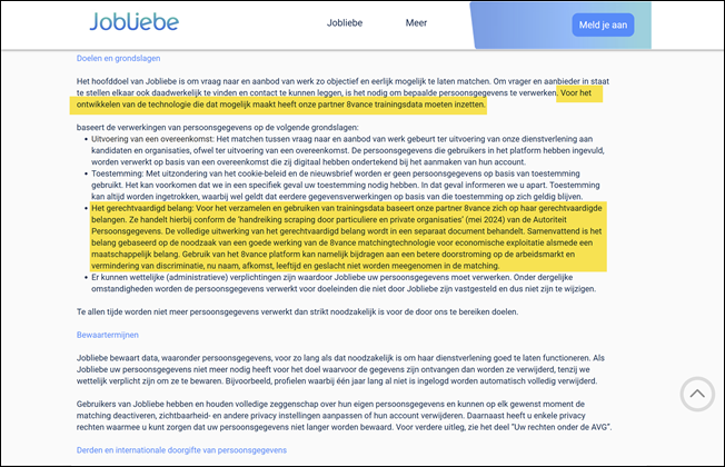 Privacy policy &ndash; Jobliebe 