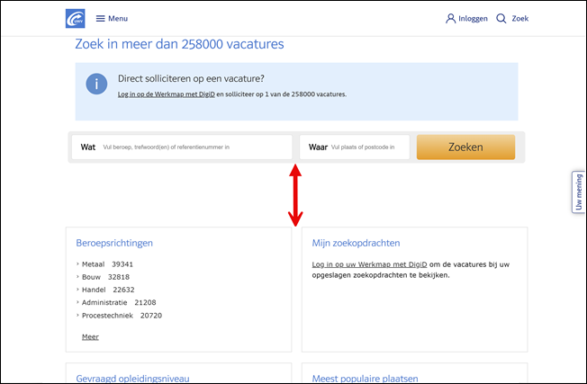 Homepage 2 &ndash; Werk.nl