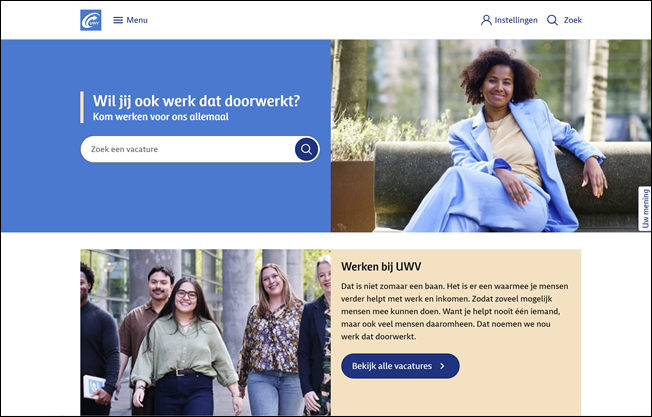 Homepage &ndash; werken bij UWV