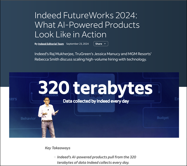 Indeed FutureWorks 2024: What AI-Powered Products Look Like in Action