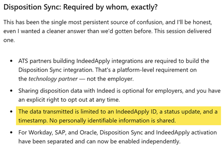 Notulen CareerXroads / Indeed, detail