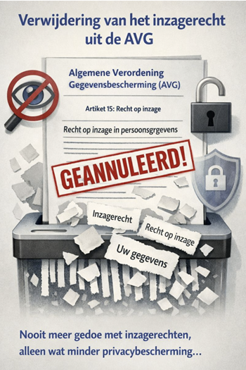 LLM afbeelding over verwijdering inzagerecht AVG