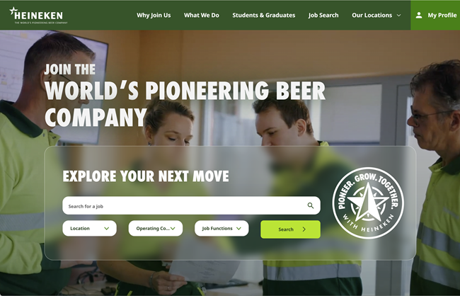 Homepage &ndash; Werken bij Heineken