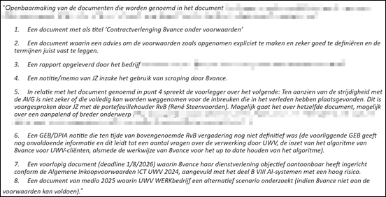 Woo-verzoek 16 mei 2026 aan AP