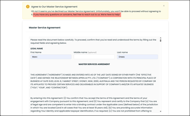 CrowdGen by Appen - Master Service Agreement 