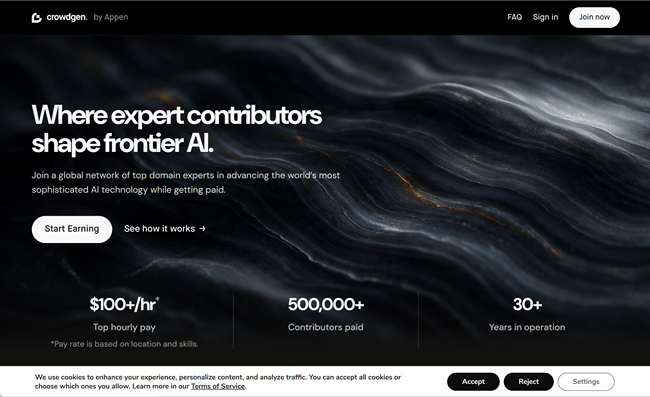 Crowdgen by Appen &ndash; Homepage